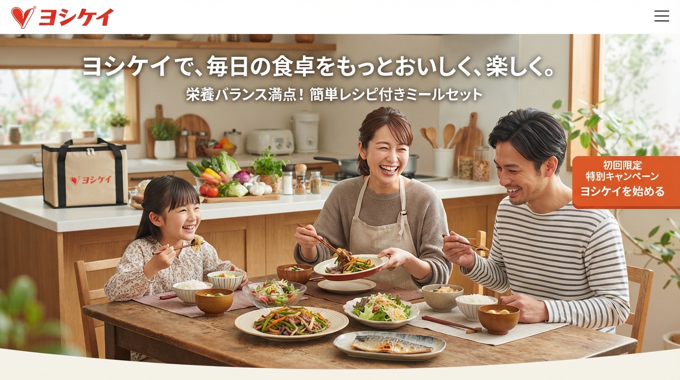 ヨシケイで時短で美味しいの両方を奪取。